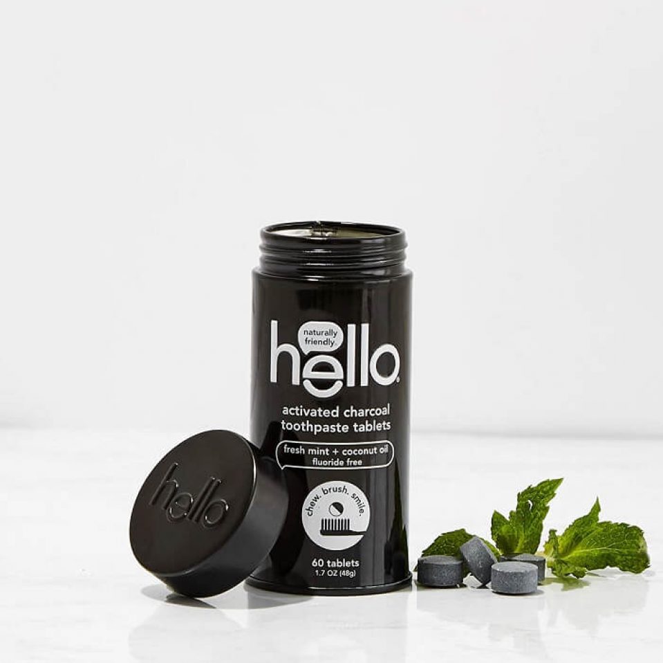 hello activated charcoal toothpaste tablets reviews