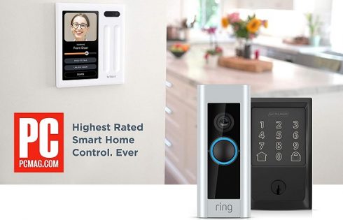 Brilliant Smart Home Control: In-Wall Touchscreen Control for Lights, Music & More