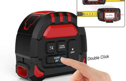 Meterk 2-in-1 Laser Tape Measure: Measuring Tape and Laser Distance Meter in One