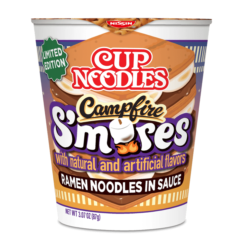 Nissin Cup Campfire S’mores Ramen Noodles: Enjoy a Summer Time Treat in Noodle Form