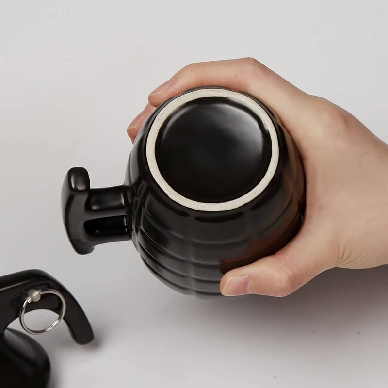 Ioobuu Grenade Mug is Made of High Quality Ceramic and a Perfect Gift for Dads