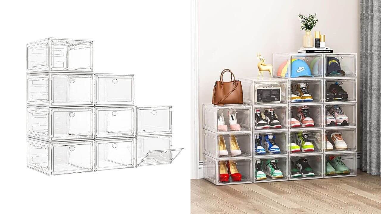 7 Code Stackable Shoe Box Storage: The Ultimate Stackable Shoe Box Organizer