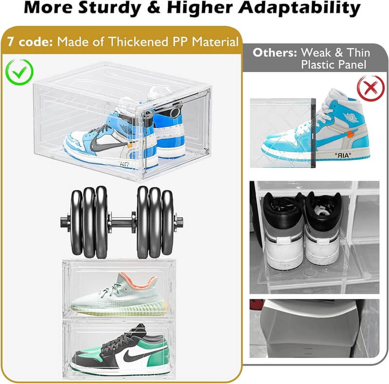 7 Code Stackable Shoe Box Storage: The Ultimate Stackable Shoe Box Organizer