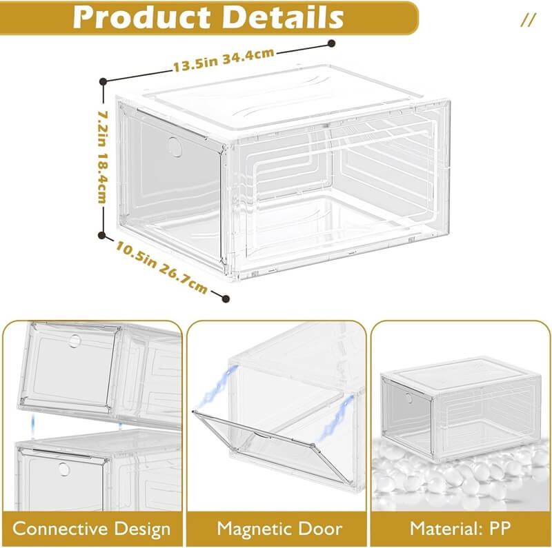 7 Code Stackable Shoe Box Storage: The Ultimate Stackable Shoe Box Organizer