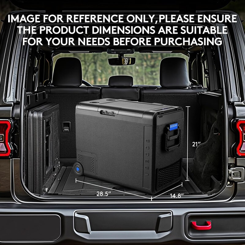 BODEGACOOLER Dual Zone Car Refrigerator: Keep Food & Drinks Cool on the Go