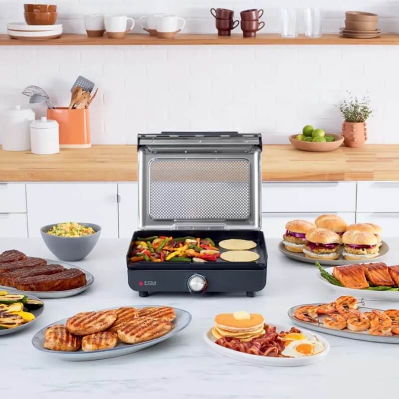 Ninja Sizzle Smokeless Indoor Grill & Griddle: Flavorful Indoor Grilling