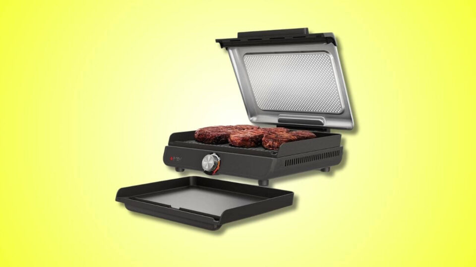 Ninja Sizzle Smokeless Indoor Grill & Griddle: Flavorful Indoor Grilling